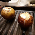 El cooksnap de Yessika González cuando hizo Manzanas horneadas con queso crema, pasas y praliné de nuez💕.