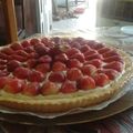 El cooksnap de Luisi Rabo cuando hizo Tarta de frutillas.