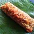 Cooksnap dari Gabriella Mareyke Londa untuk resep Nasi Bakar Ayam Suwir Bumbu Bali