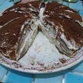 Cooksnap dari pawon arsy untuk resep 41. Chocolate Mille Crepes Cake "Spesial 11th Cookpad"🧡🧡