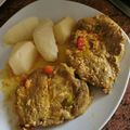 El cooksnap de Pacojo Trujillo cuando hizo Chuletas de cerdo en salsa de piña.