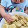 El cooksnap de Luciana Parente cuando hizo Scones de queso.