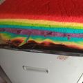 Cooksnap dari Siska Sary untuk resep Rainbow cake kukus  super lembut