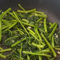 ♡るん♪♡'s cooksnap of when they made 絶品☆空芯菜炒め.