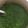 El cooksnap de María Delgado cuando hizo Salsa verde cruda.