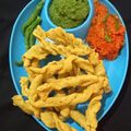 Jayshree Doshi's cooksnap of when they made વણેલા ગાંઠિયા (Vanela Ganthiya Recipe In Gujarati).