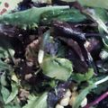 El cooksnap de Mari. V T cuando hizo Ensalada con aguacate y garbanzos.