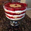 RitaH's cooksnap of when they made STRAWBERRY CHEESE CAKE TRIFLE.