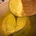 El cooksnap de Ale Flamarique cuando hizo Salsa de queso para pasta.