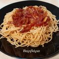 Cooksnap από Βαρβαρα στη συνταγή Μακαρόνια με κόκκινη κρασάτη σάλτσα