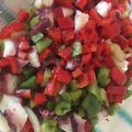 El cooksnap de Marieta cuando hizo Salpicón de pulpo a la vinagreta de mostaza.