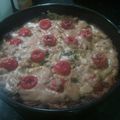El cooksnap de Celia Laguna cuando hizo Quiche Vegana de Tofu y Espinacas.