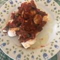 El cooksnap de maybe cuando hizo Ensalada de bacalao confitado a la puttanesca.