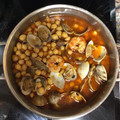 El cooksnap de Eva Maria Fuste Tomás cuando hizo Garbanzos con langostinos y almejas.