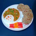Neeru Thakkar's cooksnap of when they made રીંગણનો ઓળો બાજરી નો રોટલો (Ringan Oro Bajri Rotlo Recipe In Gujarati).
