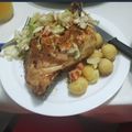 El cooksnap de Ayelen Savia cuando hizo Pollo al horno con naranja y limón.