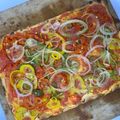 El cooksnap de Nuria Garcia Baeza cuando hizo Coca de verduras.