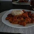 El cooksnap de Verito Miranda cuando hizo Pollo  Agridulce.