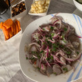 El cooksnap de Kt Palomino cuando hizo Ceviche clásico.