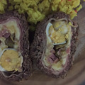El cooksnap de Elisa Pascual cuando hizo Pan de carne relleno.