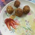 Kirti Mathur का कुकस्नैप जब उन्होंने पनीर पोटैटो बॉल्स (paneer potato balls recipe in Hindi) बनाया था।