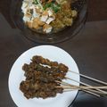 Cooksnap dari Yani Christina untuk resep Lontong Balap with Lento dan Sate Kerang
