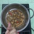 Cooksnap của Khánh Vy khi họ làm theo món Thịt xào mắm ruốc