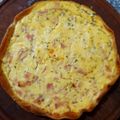El cooksnap de @saboresculturales 👩🏻‍🍳🧡👏 cuando hizo Tarta de ricota, jamón y queso. Sutil!.