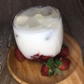 Cooksnap dari Elisabeth Carolina untuk resep Korean Strawberry Milk Latte