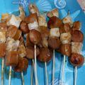 Cooksnap dari Prita Dewi Mariyam untuk resep Sate Ayam & Sosis (Bakar Teflon)