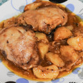 El cooksnap de Fernando Caballer Carbonell cuando hizo Muslos de pollo asado en salsa agridulce.