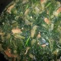 pei.l.lee.39's cooksnap of when they made Smack ya Mama Collard greens with smoke meat.