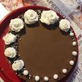 Veronika Szabó Cooksnap-ja, amikor elkészítette a(z) Málnás csokis mousse torta receptet.