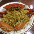 Cooksnap của Nhàn Nguyễn khi họ làm theo món Cua sốt Trứng muối