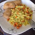 El cooksnap de jesule cuando hizo Arroz Basmati Vegano.