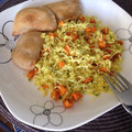 El cooksnap de jesule cuando hizo Arroz Basmati Vegano.
