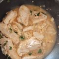 El cooksnap de Laura cuando hizo Merluza con vino blanco.