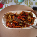 El cooksnap de Mauro Bravo cuando hizo Fideos con verdura salteadas.