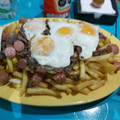 El cooksnap de Teresita Felíz cuando hizo Chorrillana casera.