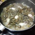 El cooksnap de José María Riobóo cuando hizo Calamarcitos con cebolla y habas verdes.