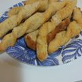 El cooksnap de Monica Gutiérrez cuando hizo Grisines de pizza.