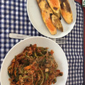 El cooksnap de Cisca cuando hizo Espaguetis de calabacín y zanahoria.