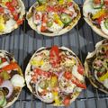 Bina Mithani's cooksnap of when they made મીની પીઝા (Mini Pizza Recipe In Gujarati).