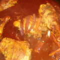 El cooksnap de Licenciada Gladis Crystal cuando hizo Pollo Frito en salsa de Chiles Guajillos (Deliciosa Receta Mexicana).