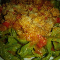 El cooksnap de Vanesa Silveira cuando hizo Fideos de espinaca, (Fideos verdes y con sabor) deliciosos 😋 deliciosos 😋.