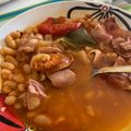 El cooksnap de Carolina Sanchez Perez cuando hizo Judías blancas con chorizo y oreja.