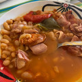 El cooksnap de Carolina Sanchez Perez cuando hizo Judías blancas con chorizo y oreja.