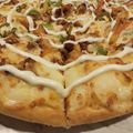 Sumreen Farooq's cooksnap of when they made Malai Boti Pizza🍕😋.