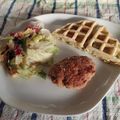 Cooksnap de Brigitte Alouqua sur la recette ☆Gaufres Salées Petits Légumes et Bacon☆