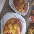 El cooksnap de Shaina83 cuando hizo Patatas a la riojana con chorizo y costilla adobada.